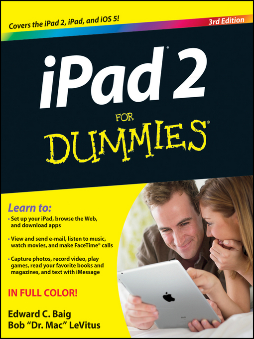 Title details for iPad 2 For Dummies by Edward C. Baig - Available